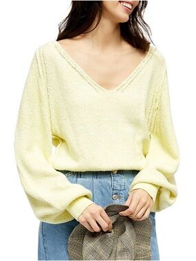 Free People Riptide V-Neck Sweater